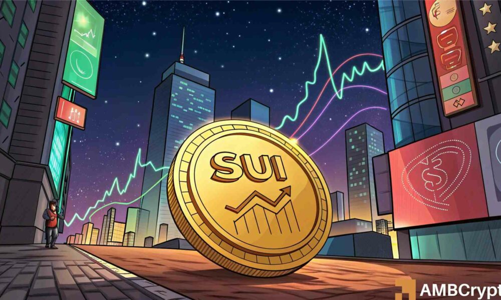 SUI 下跌 9% – 两个关键区域将决定其未来走向！